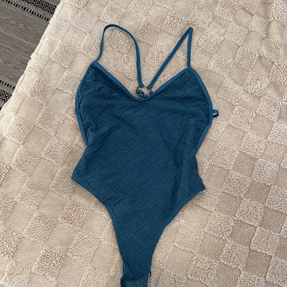 SHEIN Teal One Piece Swimsuit